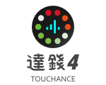 達錢 Logo - 淺色版本